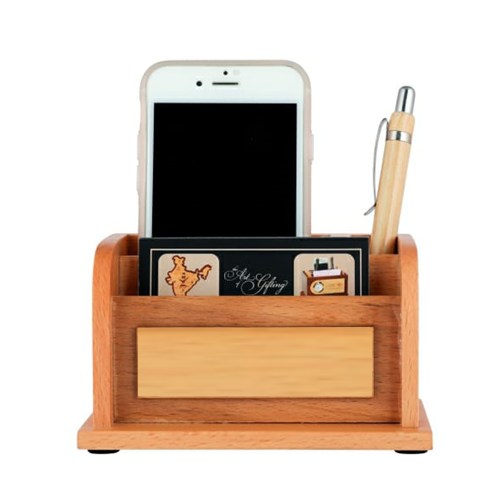 Wooden pen stand